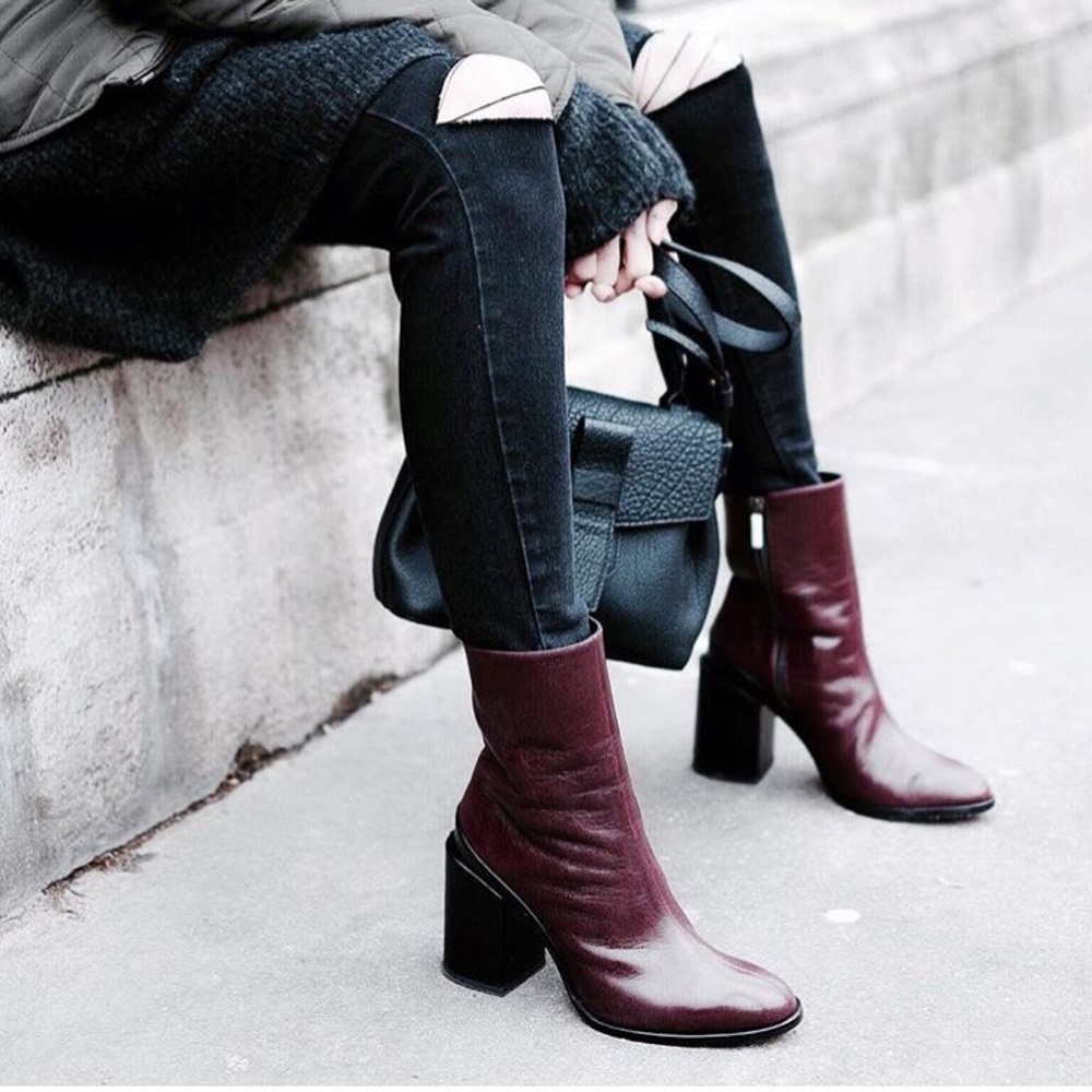 Dear Frances Spirit Boot in Port Leather 36 (6)